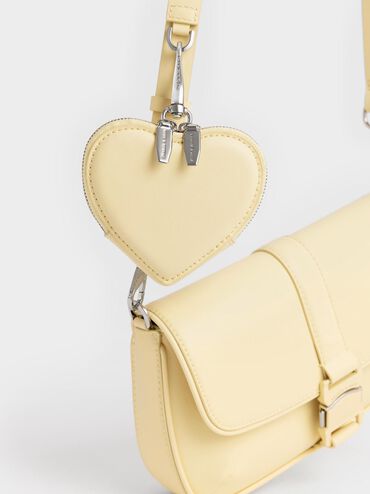 Zetta Belt Buckle Crossbody Bag, Butter, hi-res