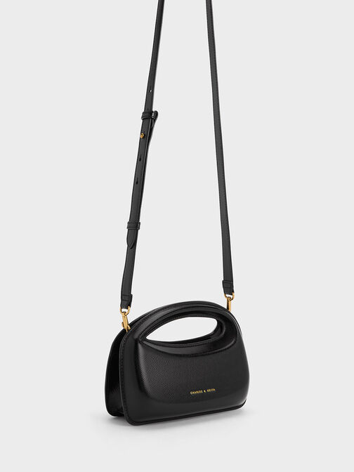 Mini Cocoon Top Handle Bag, Noir, hi-res