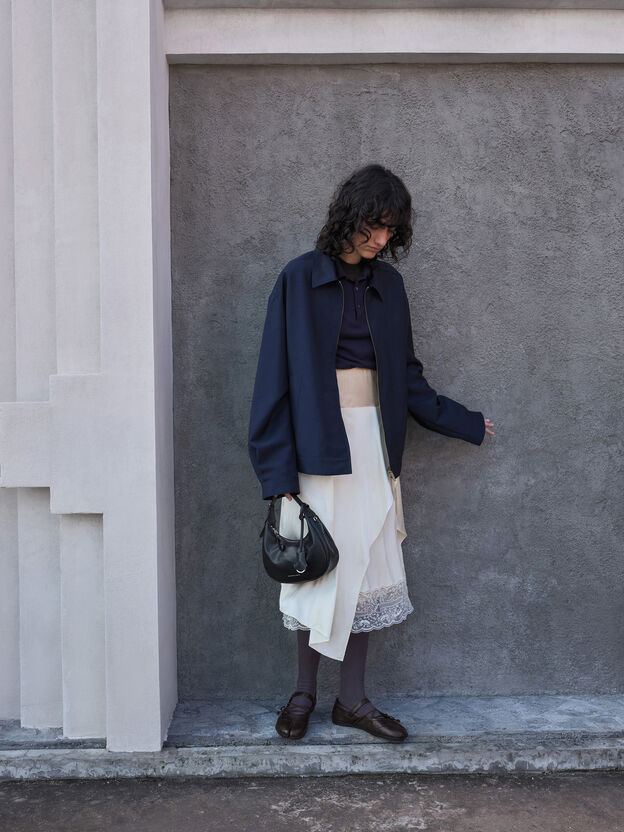 Vega Hobo Bag, Noir, hi-res