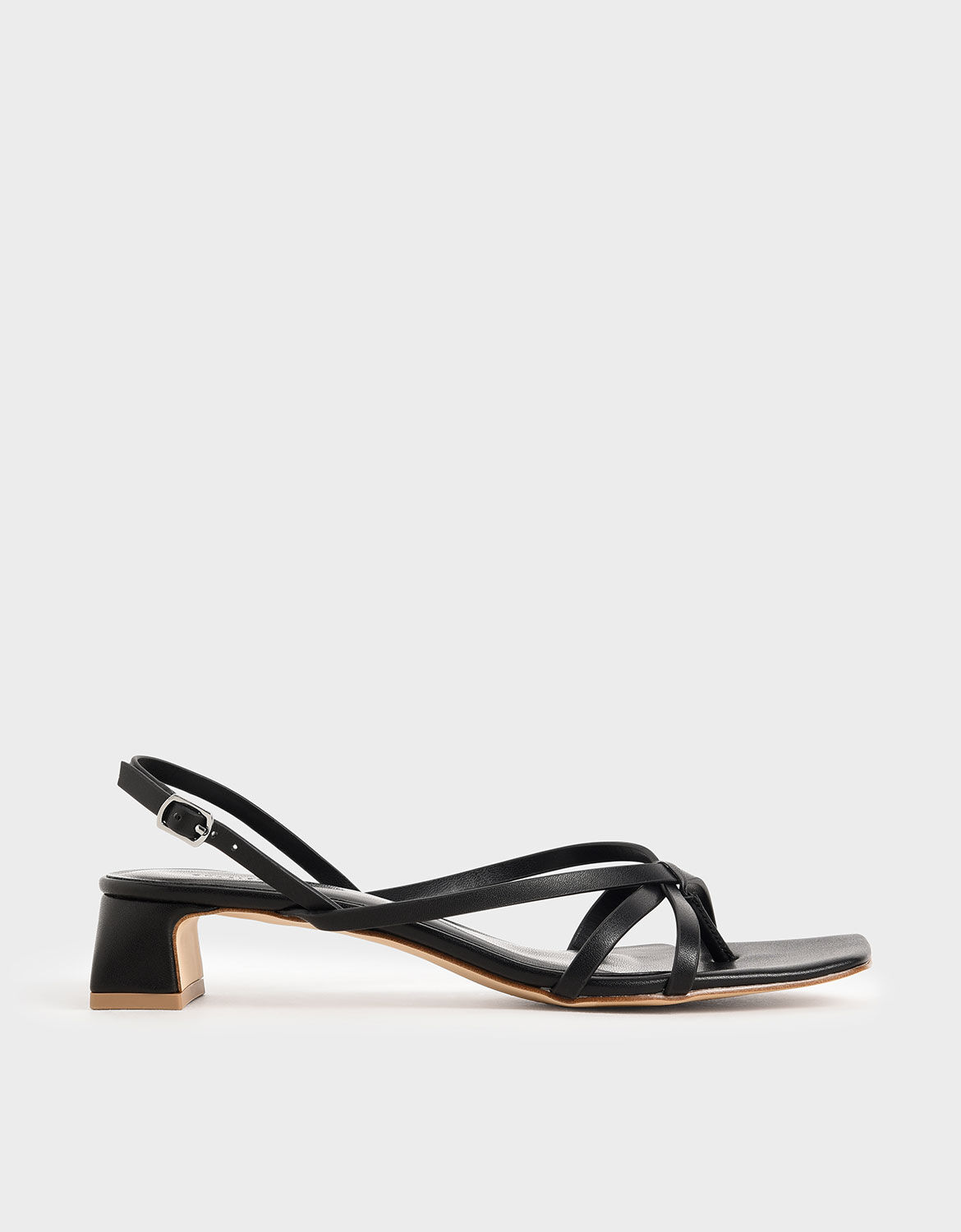 charles and keith black sandals