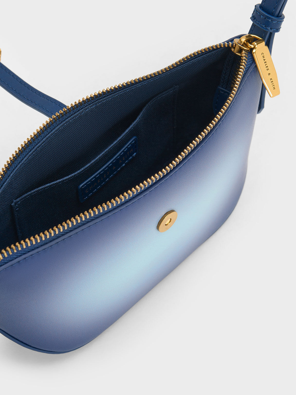 Trudy Ombre Belted Geometric Bag, Navy, hi-res