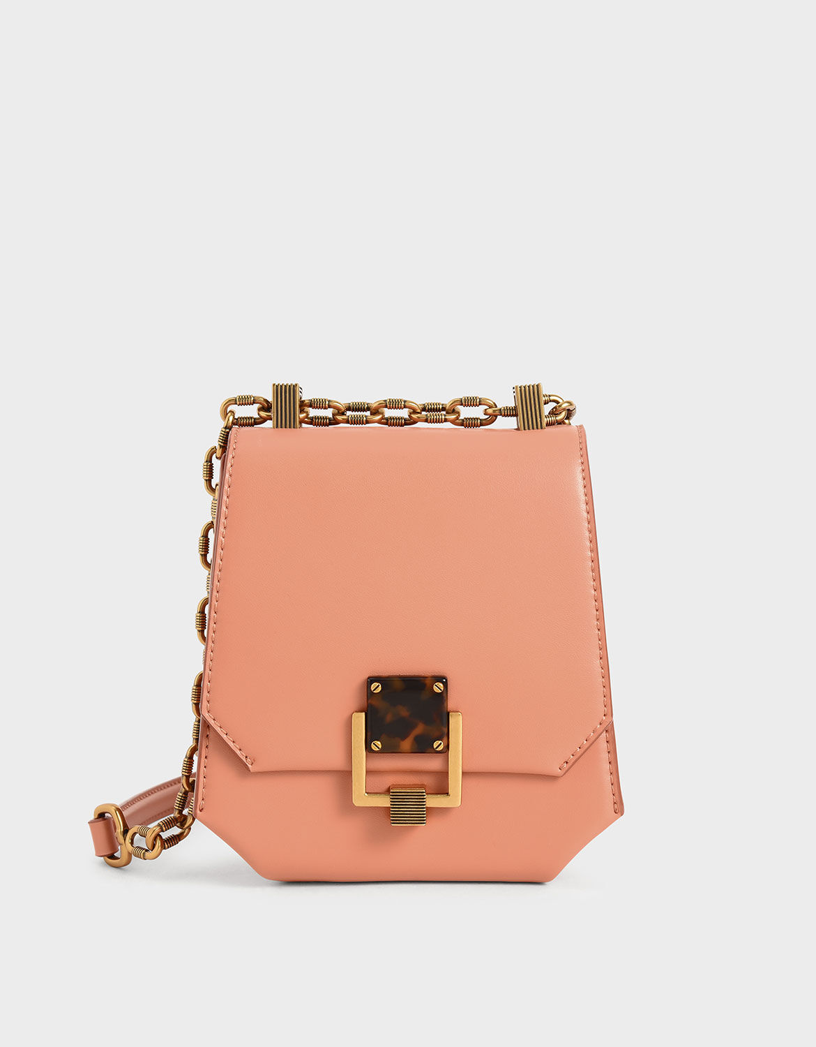 peach cross body bag