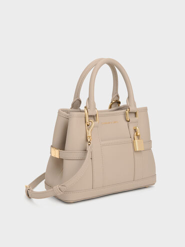 Mini Scottie Tote Bag, Taupe, hi-res