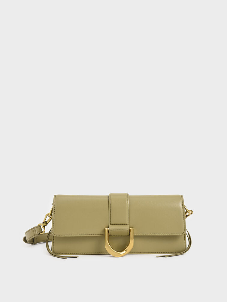 Gabine Shoulder Bag, Khaki, hi-res