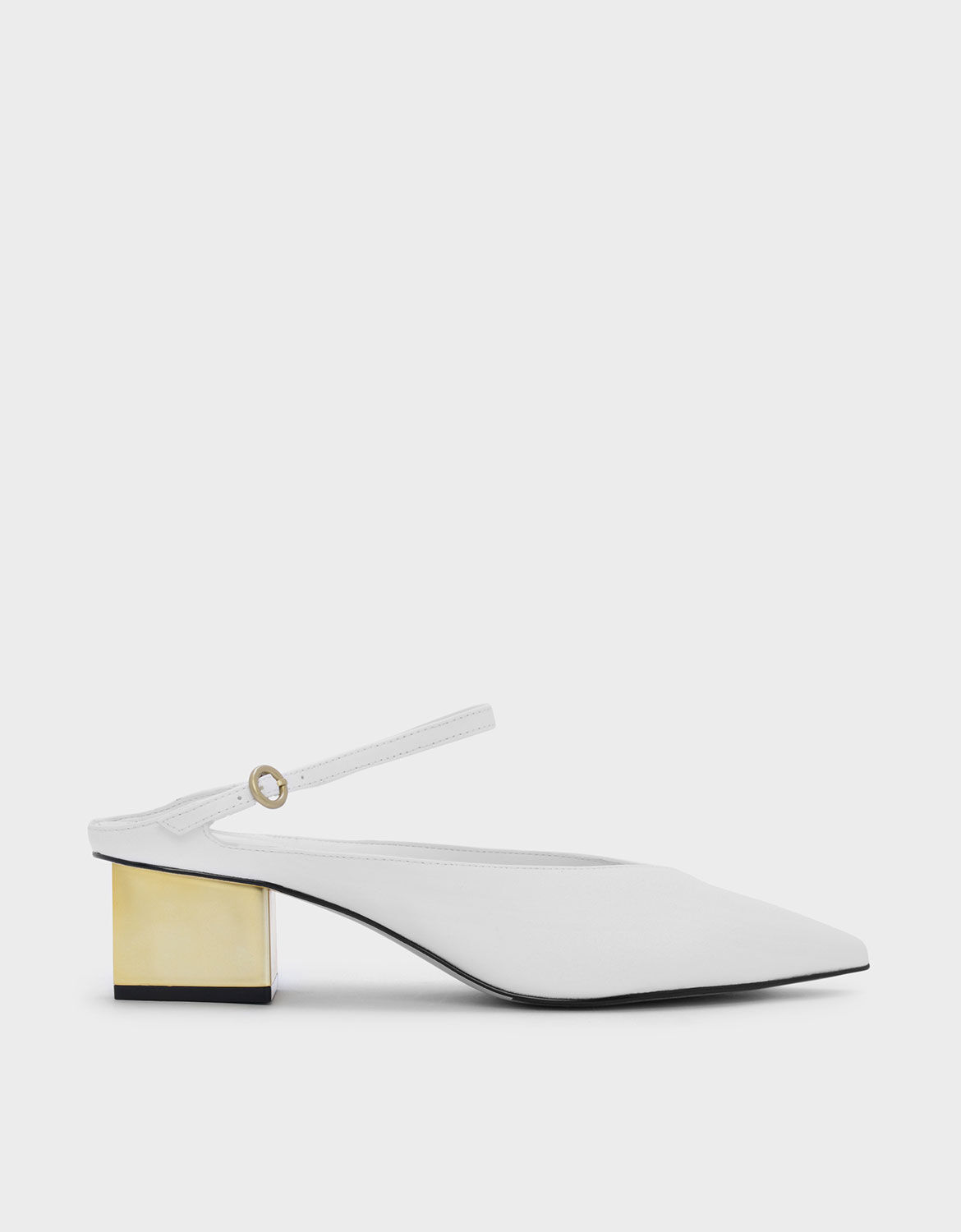 charles and keith white shoes