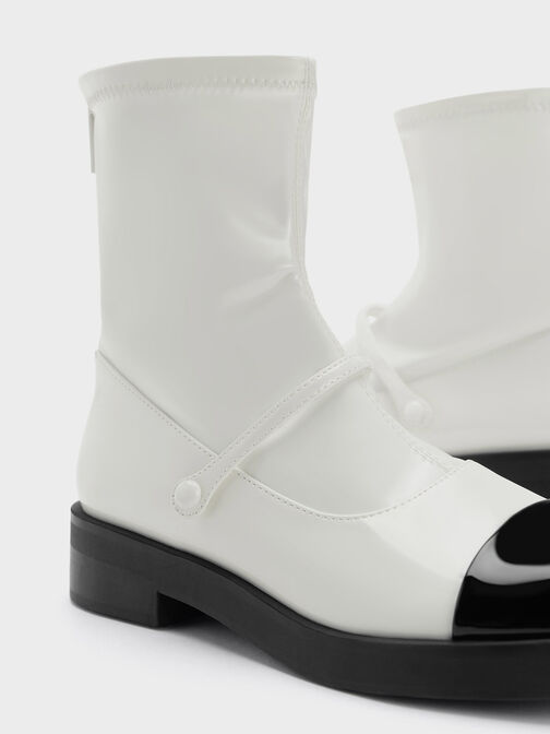 both x CHARLES & KEITH-CHELSEA BOOTS-WHITE – BOTH