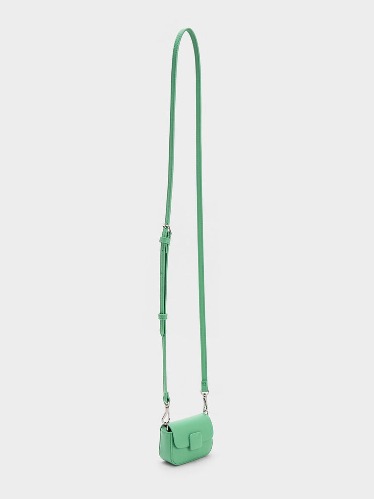 Brera crossbody micro bag - Aqua Green