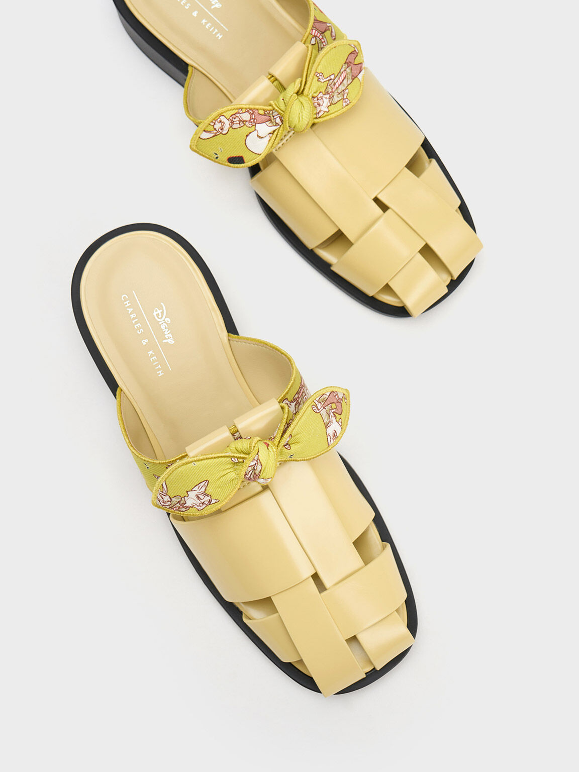 Judy Hopps Interwoven Knotted Mules, Yellow, hi-res