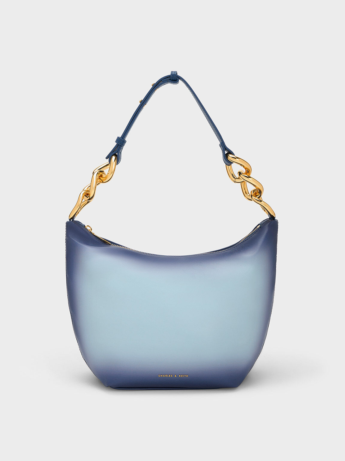Cayce Ombre Hobo Bag, Navy, hi-res