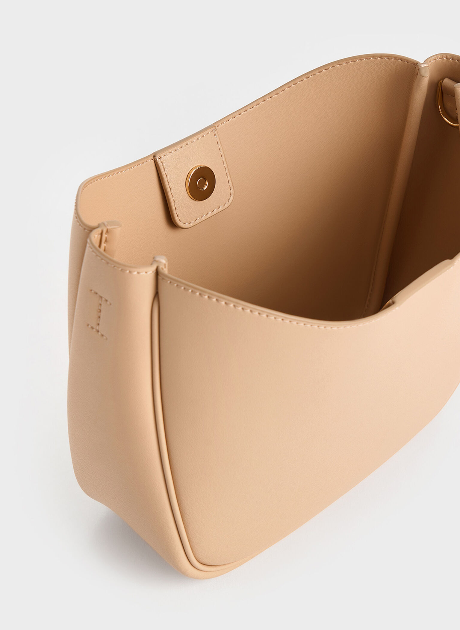 Bolso Robyn con asa de cadena, Beige, hi-res