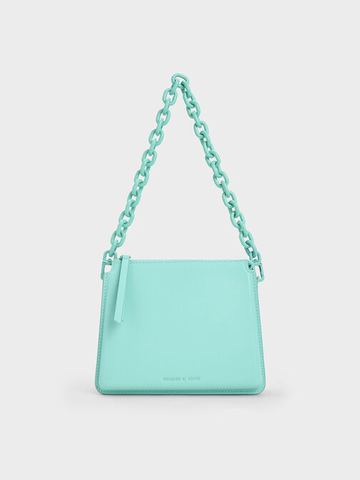 Camelia Trapeze Crossbody Bag, Turquoise, hi-res