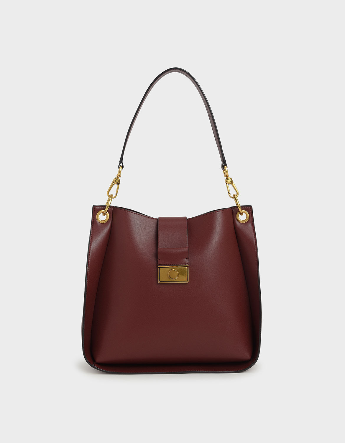 Charles and keith push lock shoulder bag clearance
