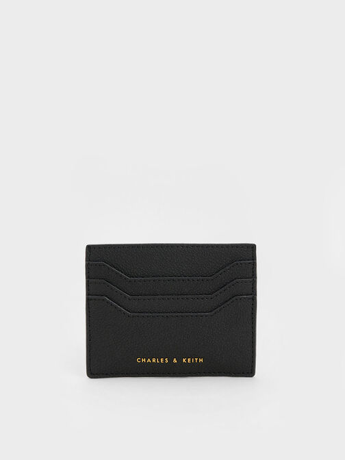 Tarjetero con múltiples ranuras para tarjetas, Negro, hi-res