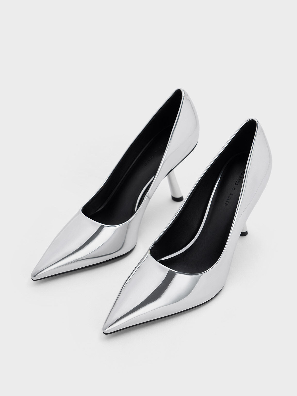 Billini Shae Heels - Glitter Pumps - Silver Glitter High Heels - Lulus