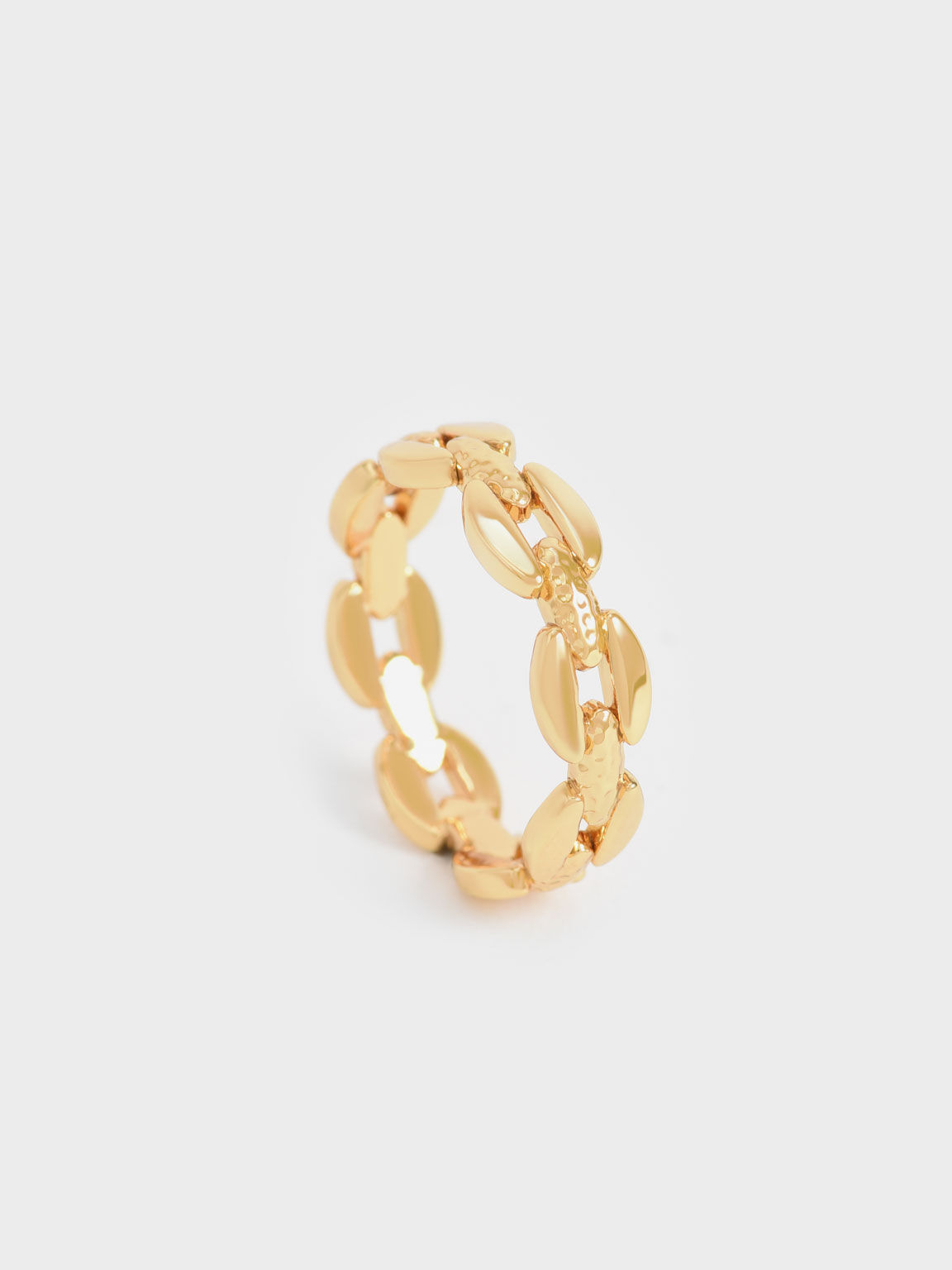 串鍊造型戒指, 金色, hi-res