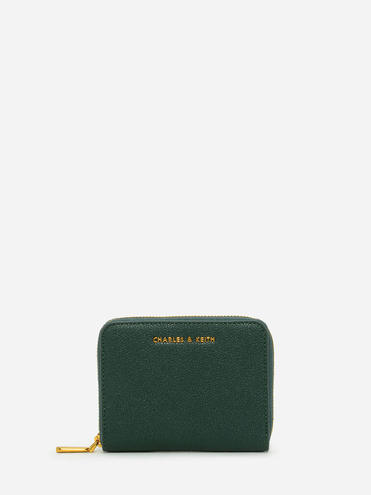 Basic Square Wallet, Green, hi-res