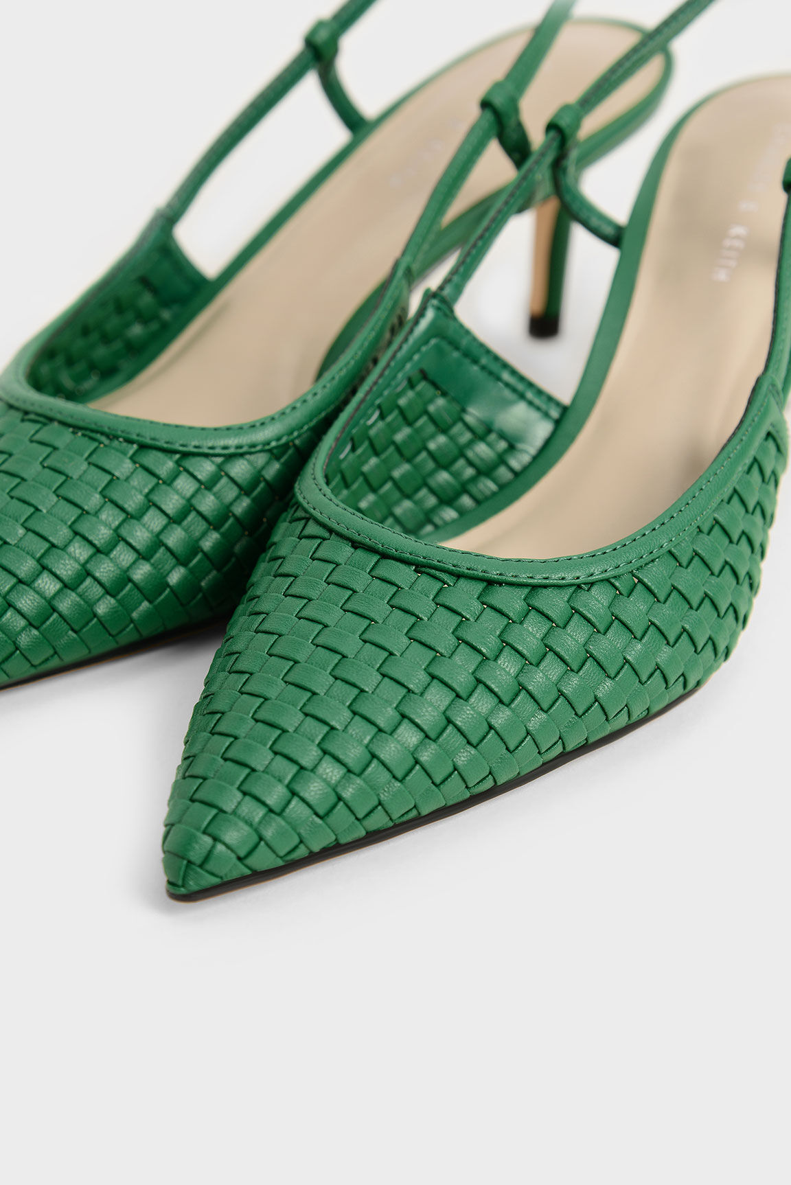Green Pumps Court Shoes Shop Online CHARLES KEITH KR
