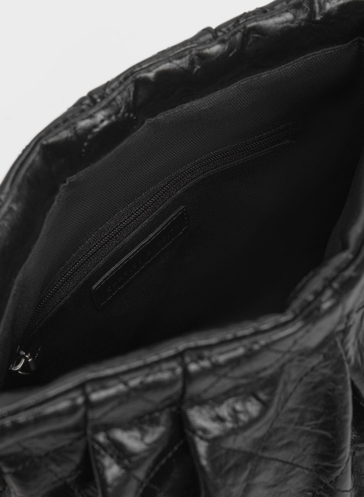 Duo Chain Handle Shoulder Bag, Noir, hi-res