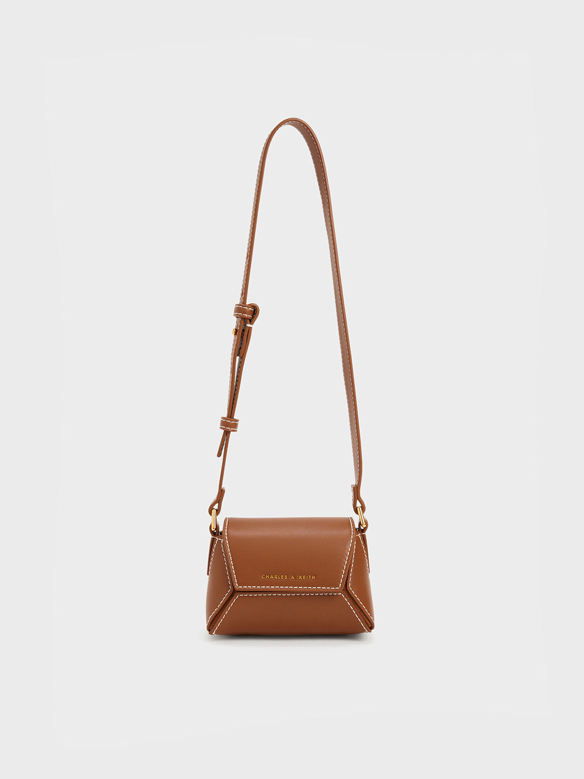 Nasrin Geometric Mini Bag, Chocolate, hi-res