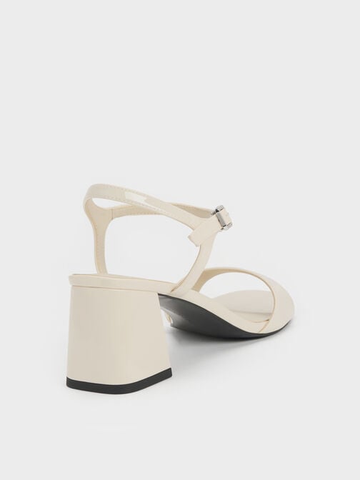 Betty Patent Block-Heel Sandals, Chalk, hi-res