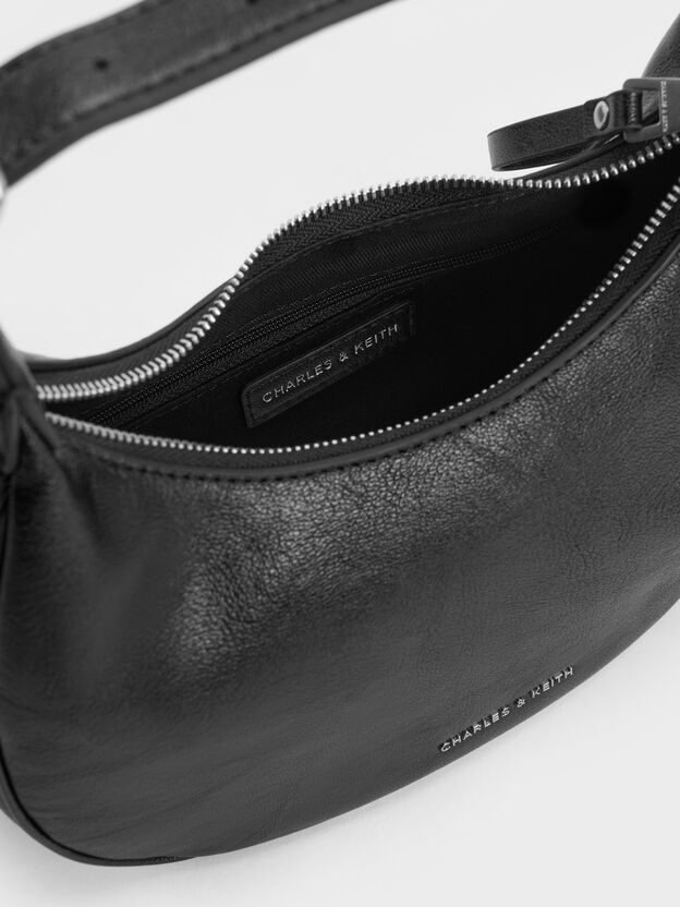 Vega Hobo Bag, Noir, hi-res