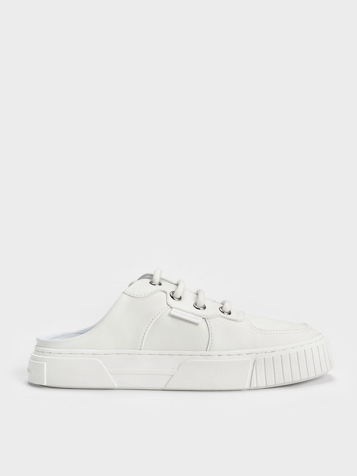 White Slip-On Sneakers & KEITH US