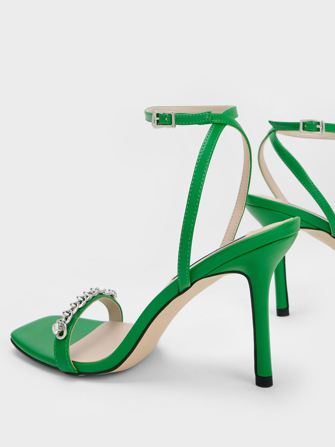 Green on sale sandals womens
