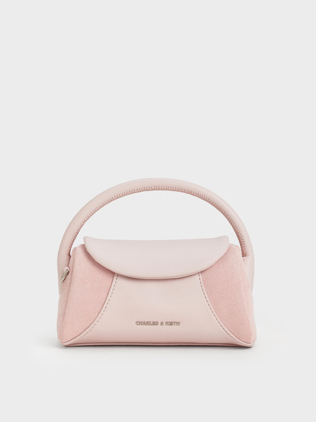 Girls' Nelly Top Handle Bag, Pink, hi-res