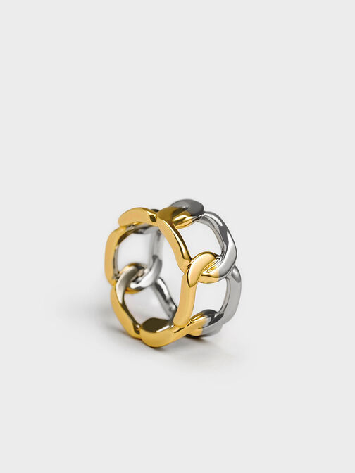 Gabine Chain-Link Ring, Multi, hi-res