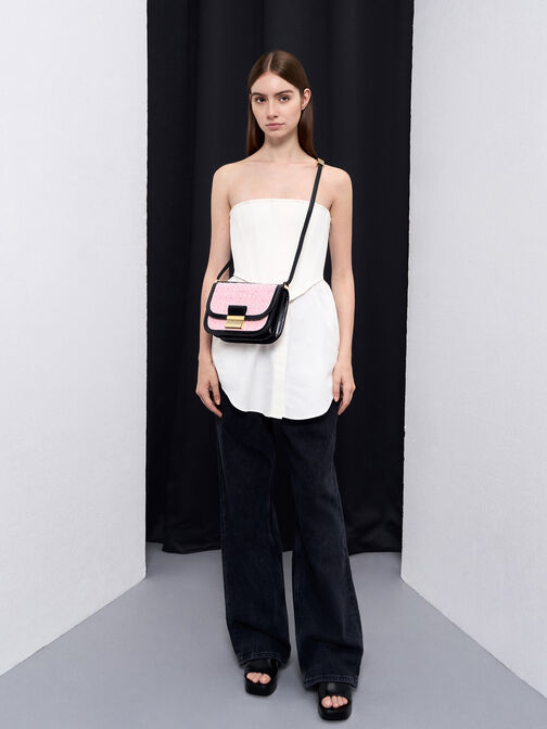 Charlot Tweed Bag, Multi, hi-res