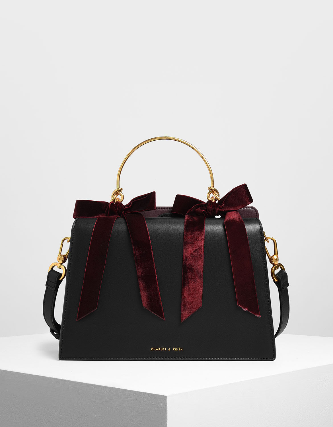 charles and keith ribbon bag