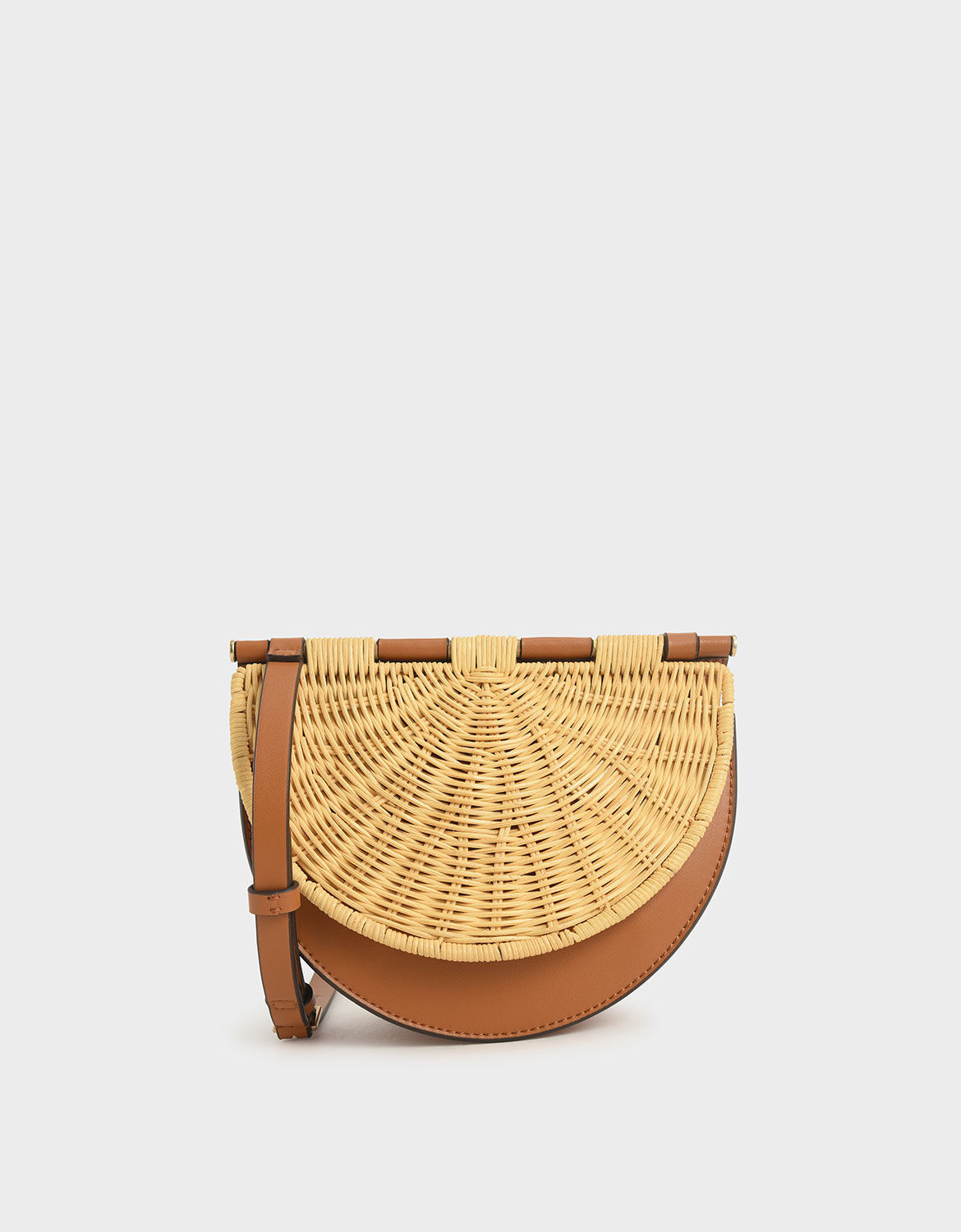 rattan crossbody bag