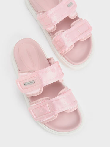 Clementine Recycled Polyester Sports Sandals, Light Pink, hi-res