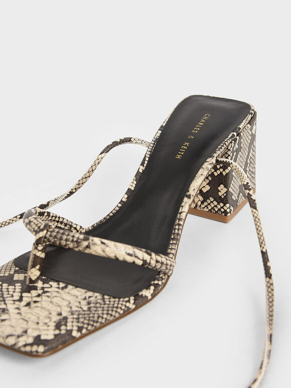 charles and keith lace heels