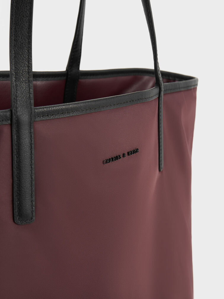 Sianna Tote Bag, Burgundy, hi-res