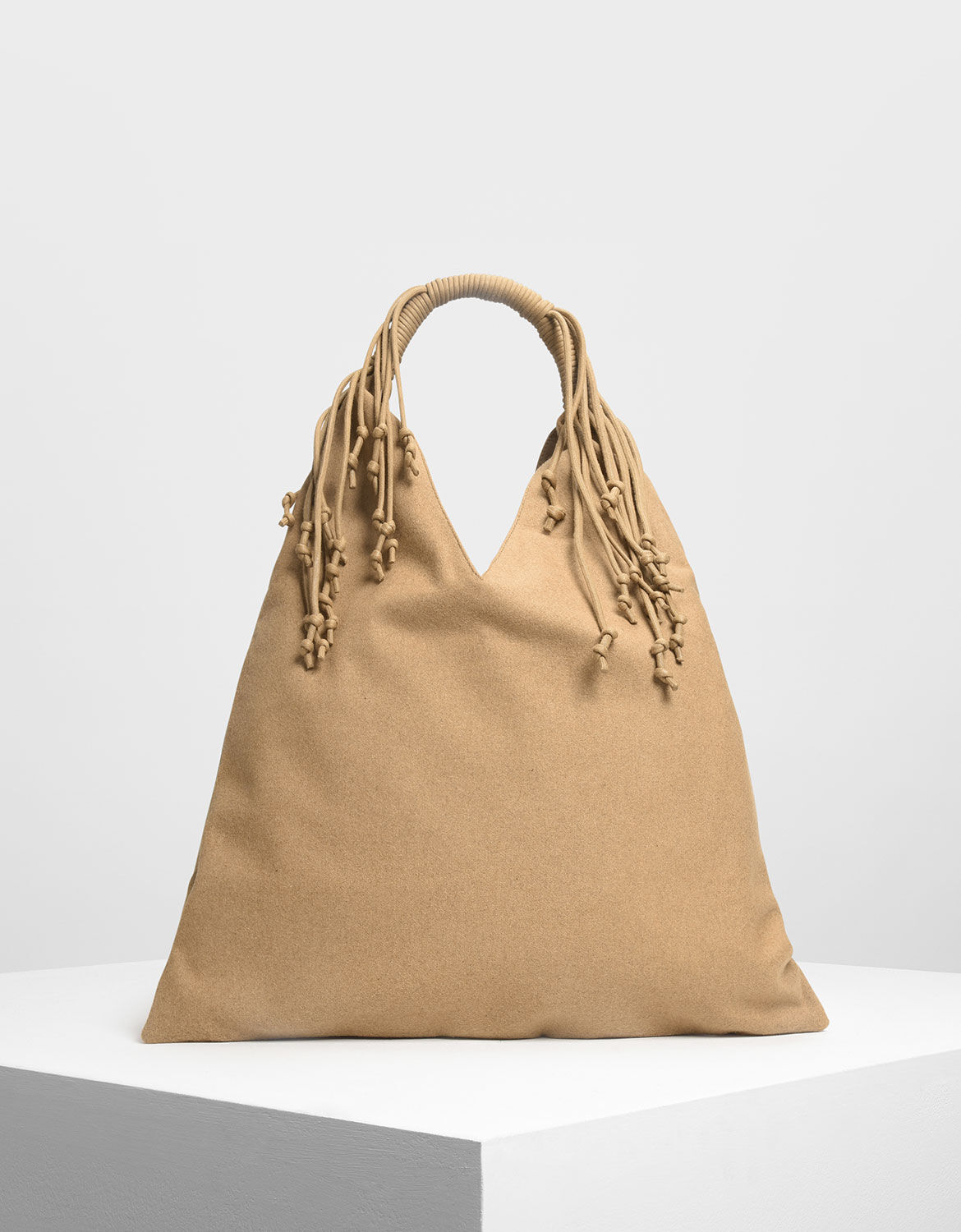 charles and keith fringe bag