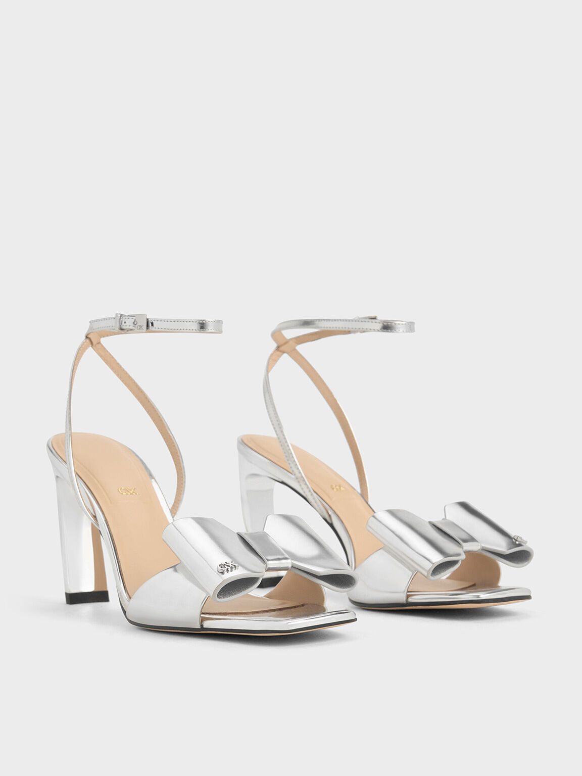 Vinyl high heel sandals on sale