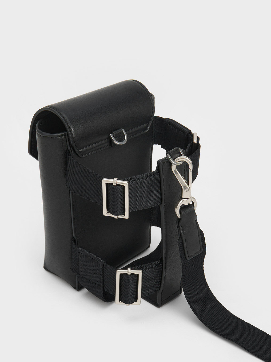 Charles and keith crossbody bag black clearance