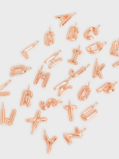 Alphabet 'L' Charm, Rose Gold, hi-res