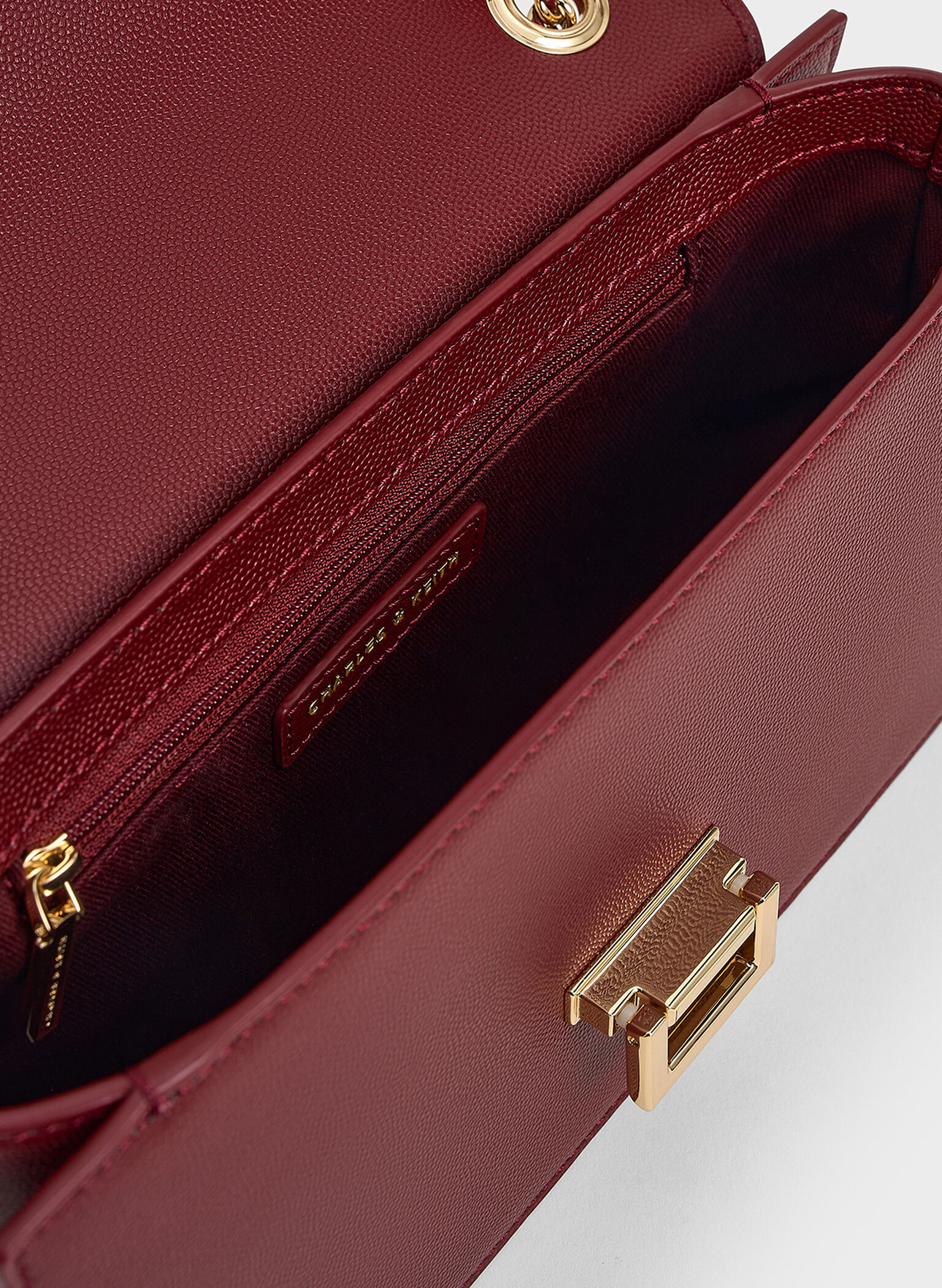 Everline Braided-Strap Shoulder Bag, Burgundy, hi-res