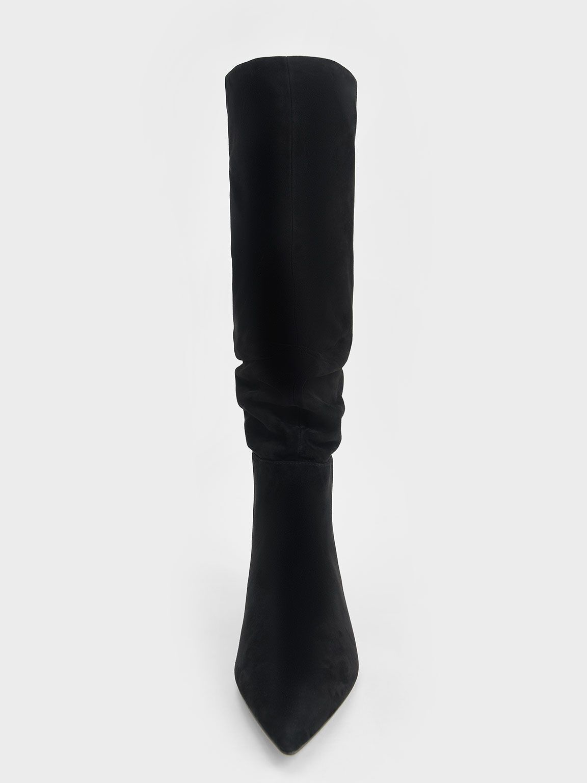 Knee-High Boots (Kid Suede), Black, hi-res