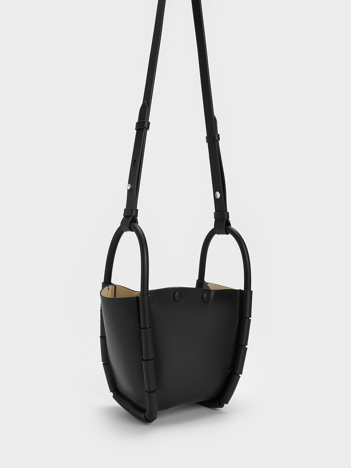 Bolso bombonera Machina, Negro, hi-res