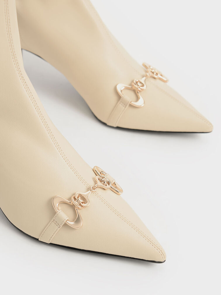 Elery Slip-On Ankle Boots, Sand, hi-res