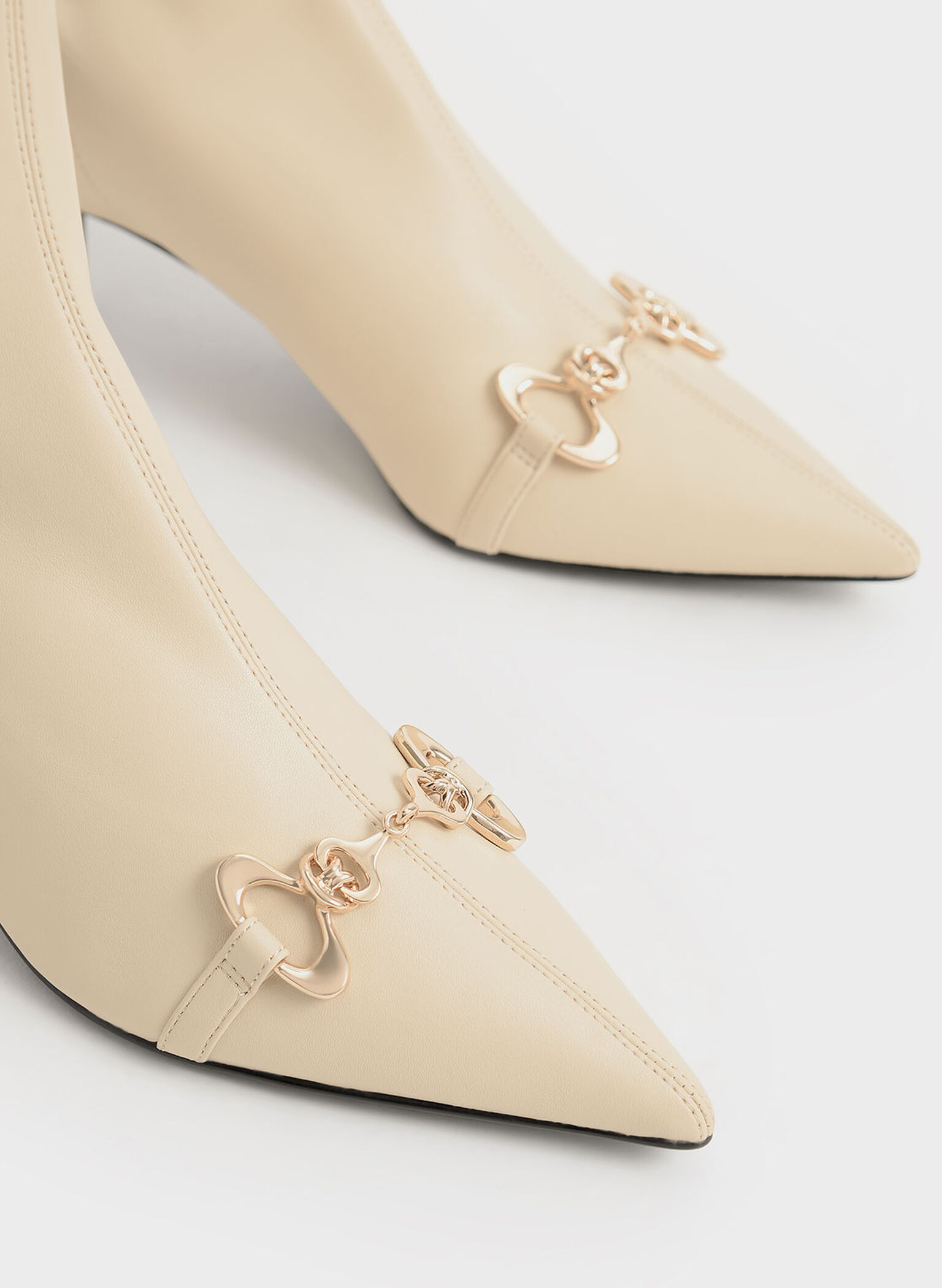 Elery Slip-On Ankle Boots, Sand, hi-res