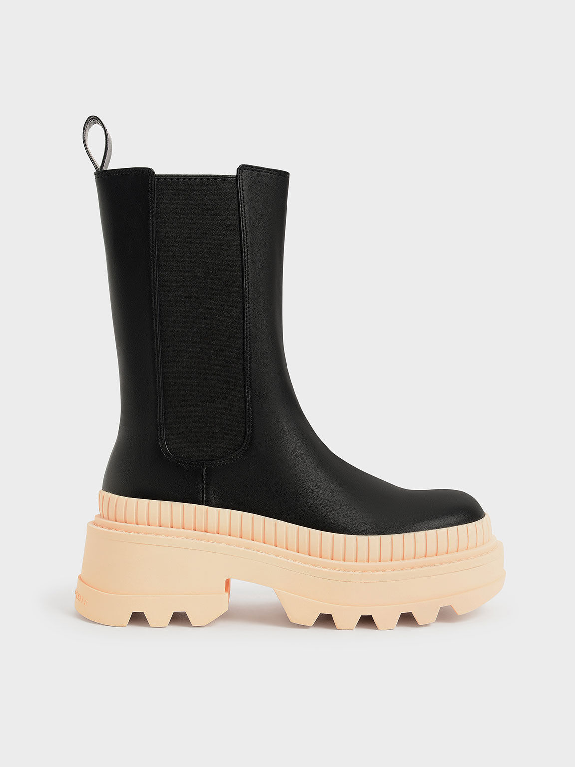 Rhys Coloured Sole Chelsea Boots​, Pink, hi-res