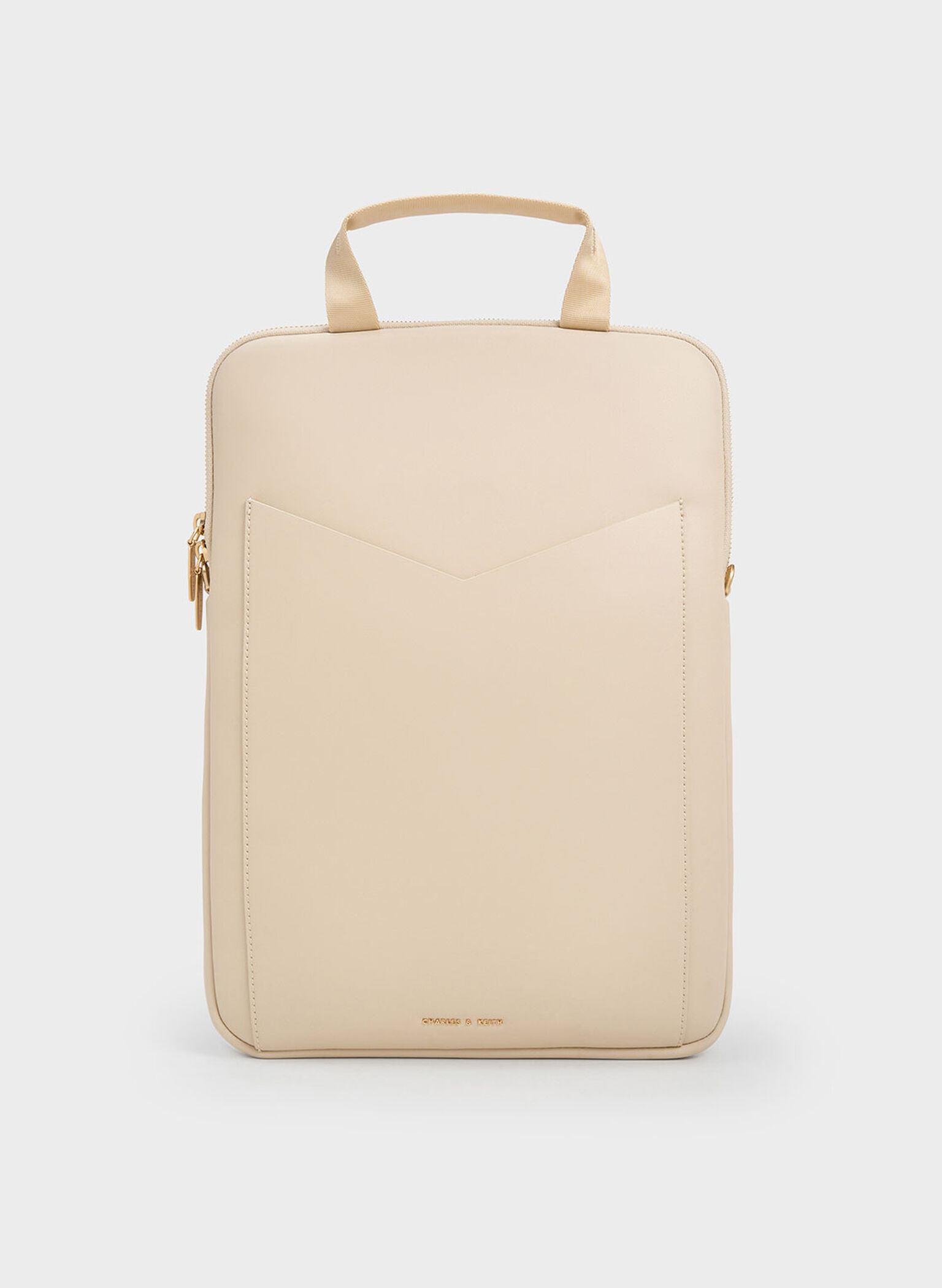 Gaia Laptop Bag, Beige, hi-res