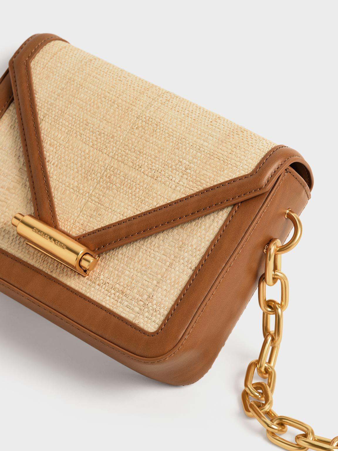 Lola Envelope Crossbody Bag, Caramel, hi-res