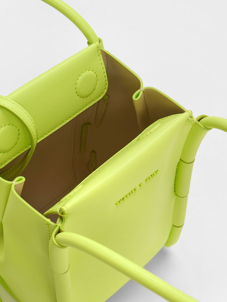 Bolso Machina rectangular, Amarillo, hi-res