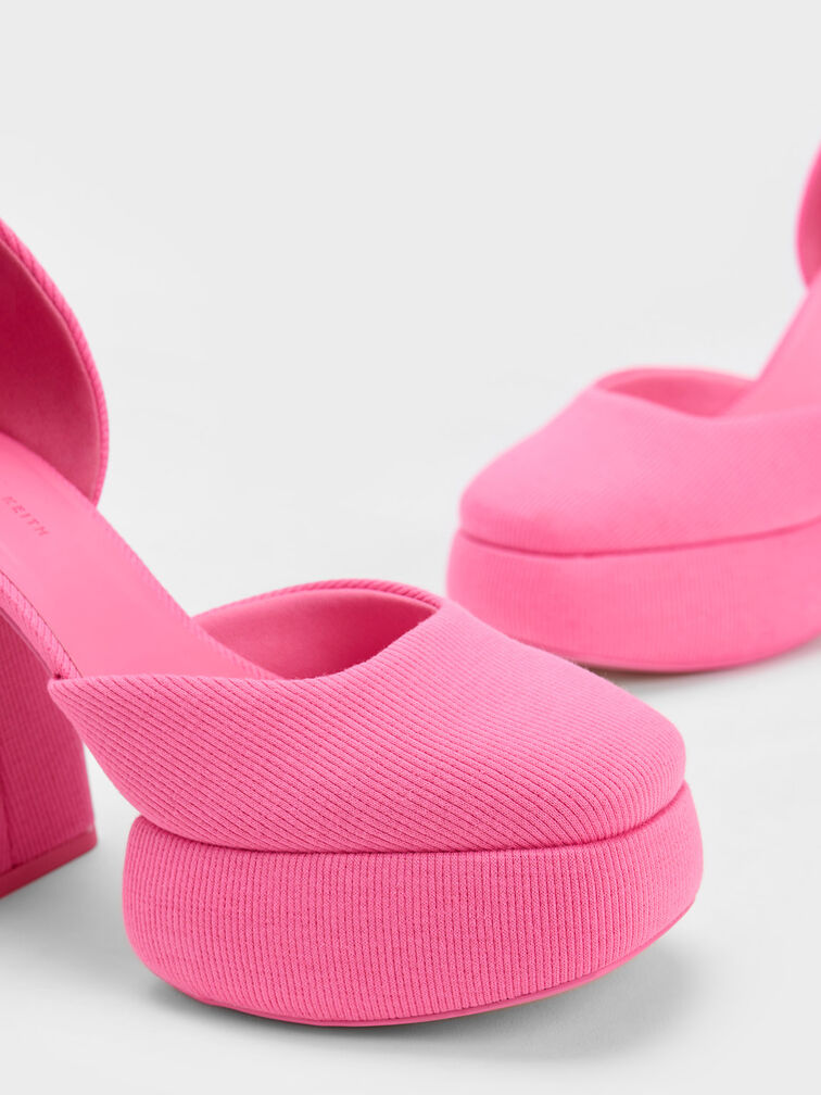Sinead 方釦繞踝高跟鞋, 粉紅色, hi-res