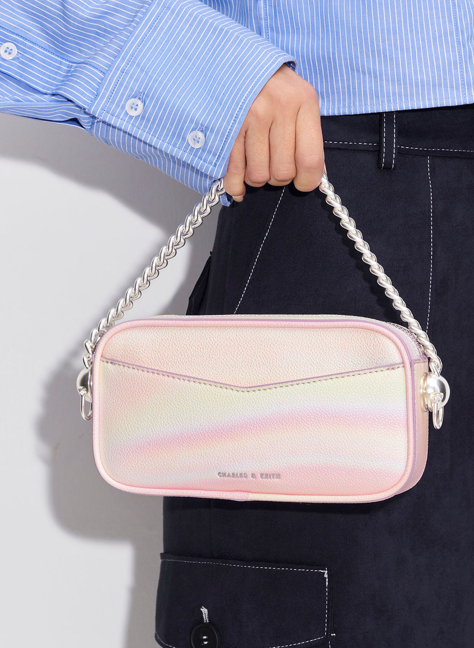 Cayce Swirl-Print Boxy Crossbody Bag, Pearl, hi-res